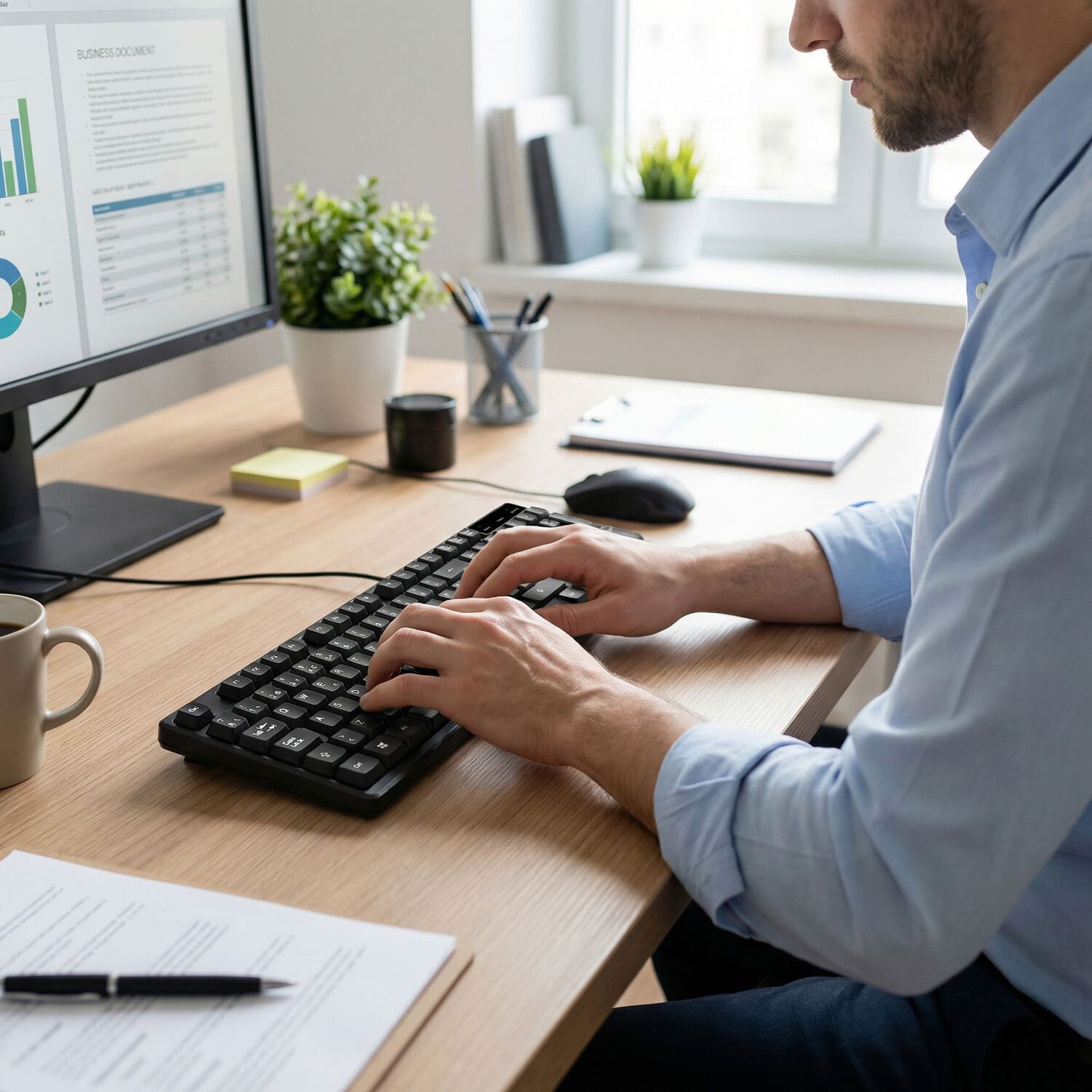 Teclado B&aacute;sico Maxell Kb-80 Conector Usb Negro image number 1.0