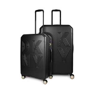 Pack 2 Maletas Donna Karan Lucerna M 20kg + L 23kg Negra Dkny