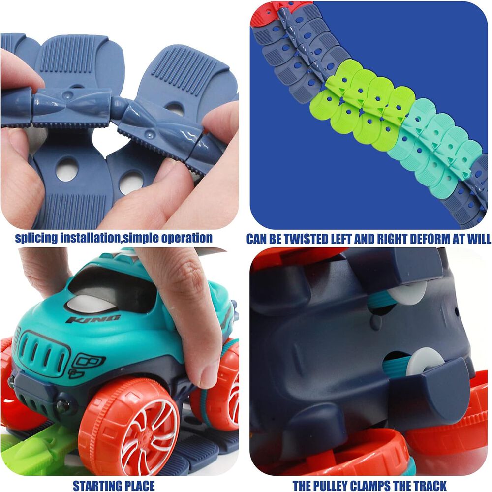 Autopista Magica Flexible Gravedad 0 92 Pcs Para Niños image number 6.0