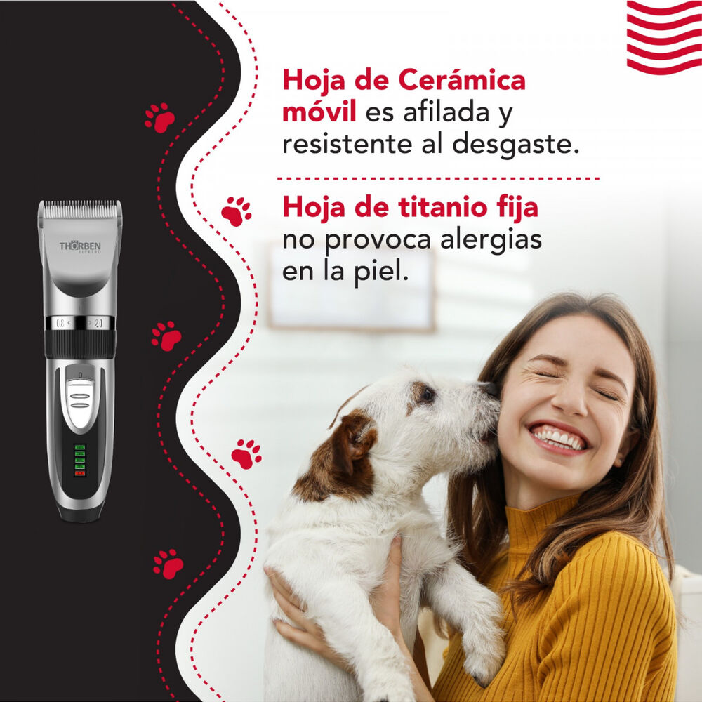 M&aacute;quina Corta Pelo Thor Cordless Usb Pet Clipper image number 3.0