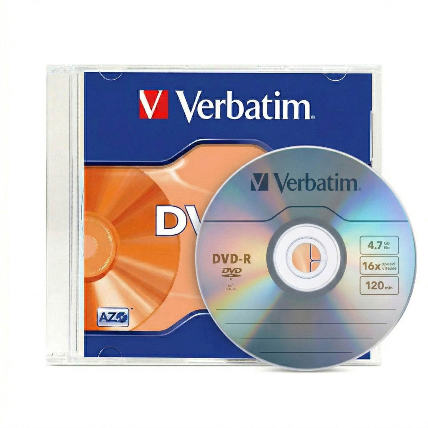 Dvd-r Grabable Verbatim 16x 4.7gb 20 Unidades image number 0.0
