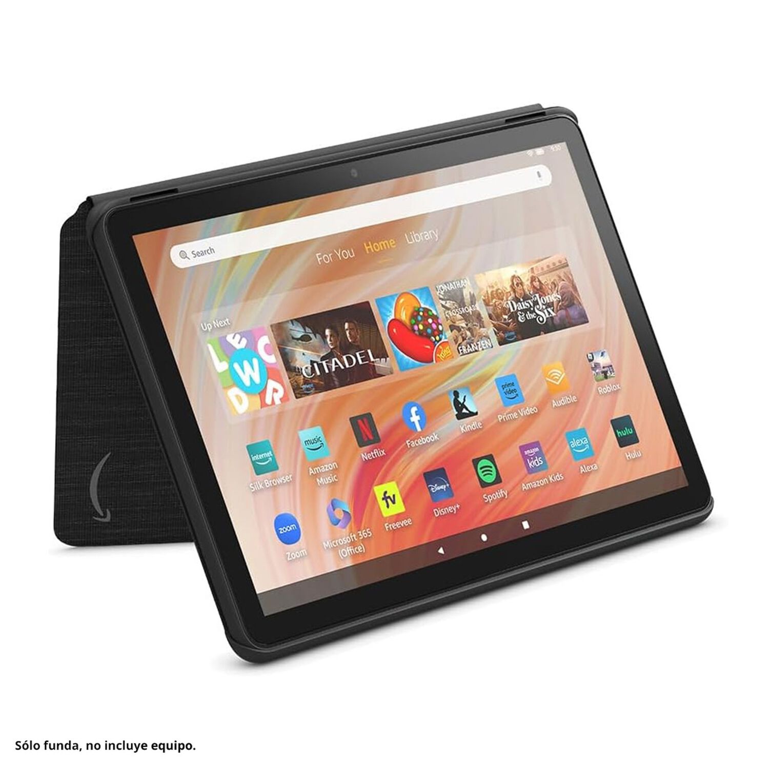 Funda Protectora Antigolpes Para Amazon Fire Hd 10 (2023) Negro image number 4.0
