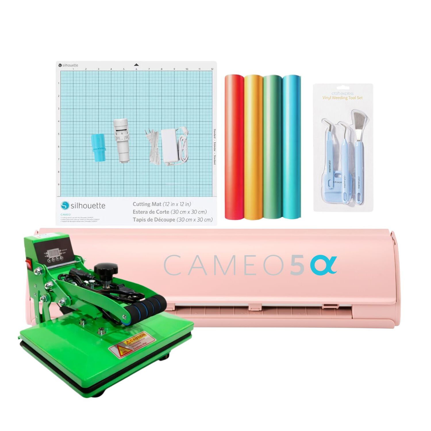 Kit Inicio Cameo 5 Pink + Estampadora 20cm X 30cm image number 0.0