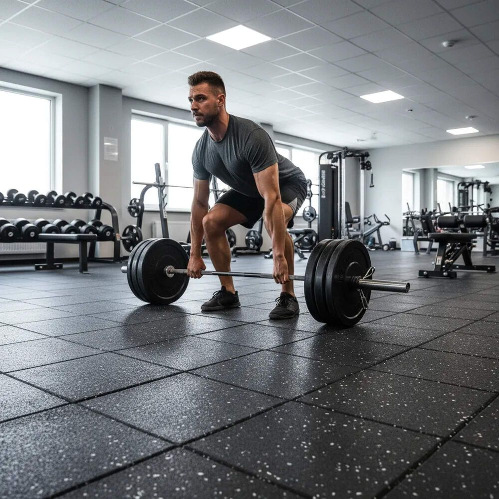 Piso Caucho Gimnasio 50x50cm X Grosor 2cm image number 0.0