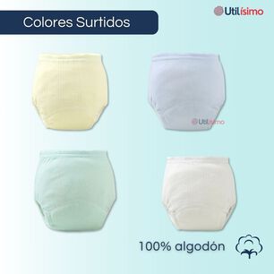 Pack 12 Calz&oacute;n Calzoncillo Ni&ntilde;o Entrenamiento Algod&oacute;n Cintura El&aacute;stica