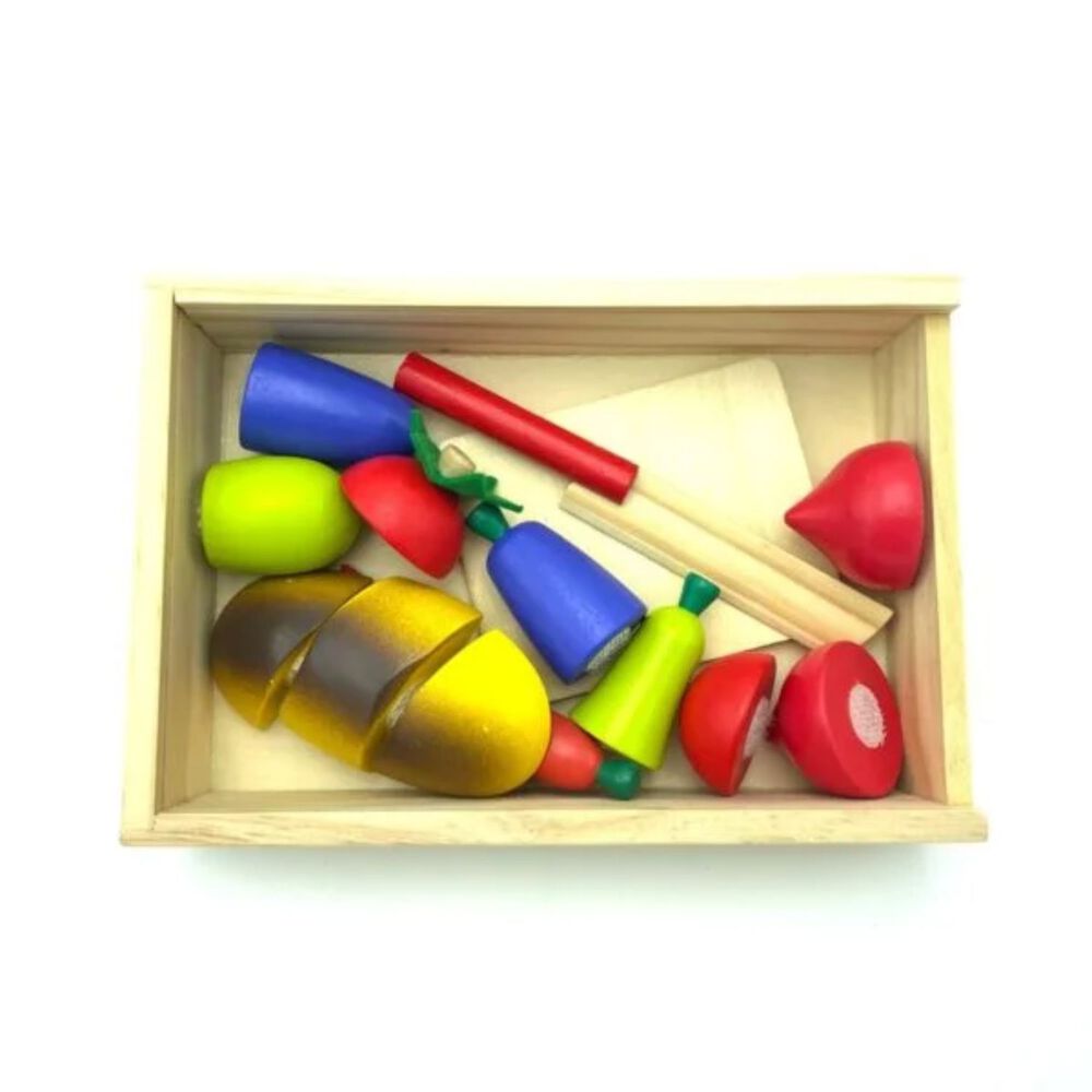 Juguete Didáctico De Corta Fruta De Madera Para Niños De 3+ image number 3.0