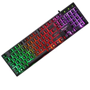 Teclado Gamer Con Retro Iluminación Rgb Tecmaster Tm-100510