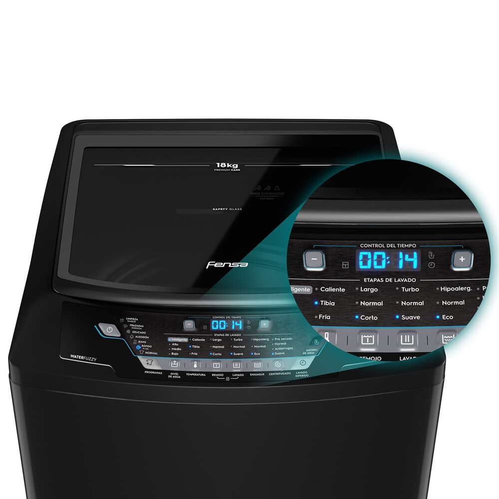 Lavadora Autom&aacute;tica Carga Superior Premium Care 18kg Black image number 5.0
