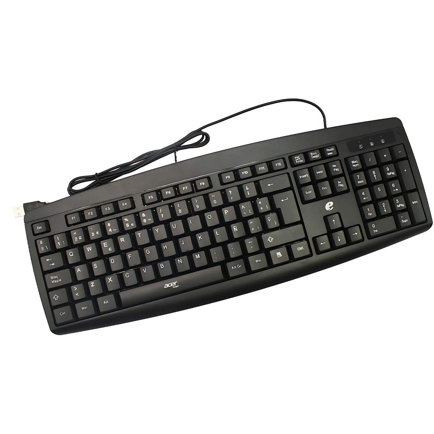 Kit Teclado + Mouse Usb Certificado Windows Acer Eak030 - Ps image number 0.0