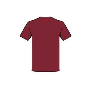 Polera Zipp Manga Corta Z2206 Burdeos