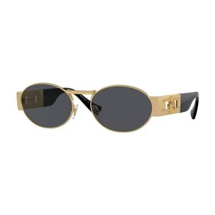Lentes De Sol Medusa Deco Dorado Versace