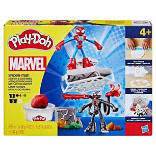 Set De Masas Play-doh Spider-man Lanza Y Atrapa