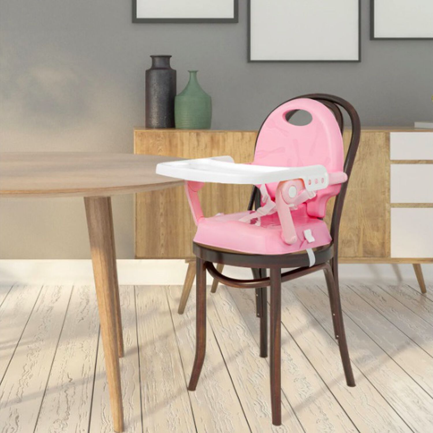 Silla De Comer 3 En 1 Rosa image number 2.0