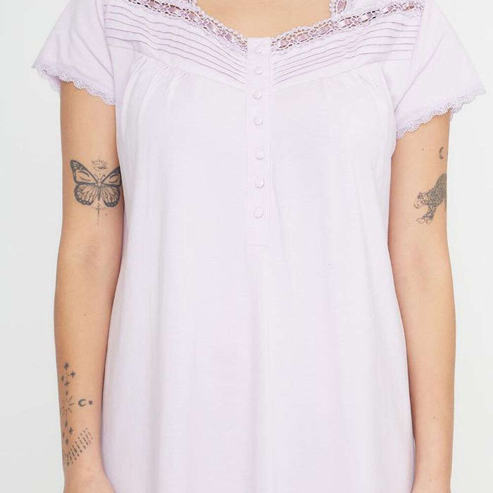 Camisón Manga Corta Algodón Kayser 71.1073-mor image number 2.0