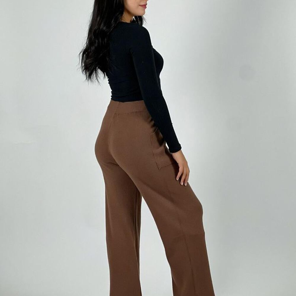 Pantalón De Lana Con Bolsillos image number 10.0