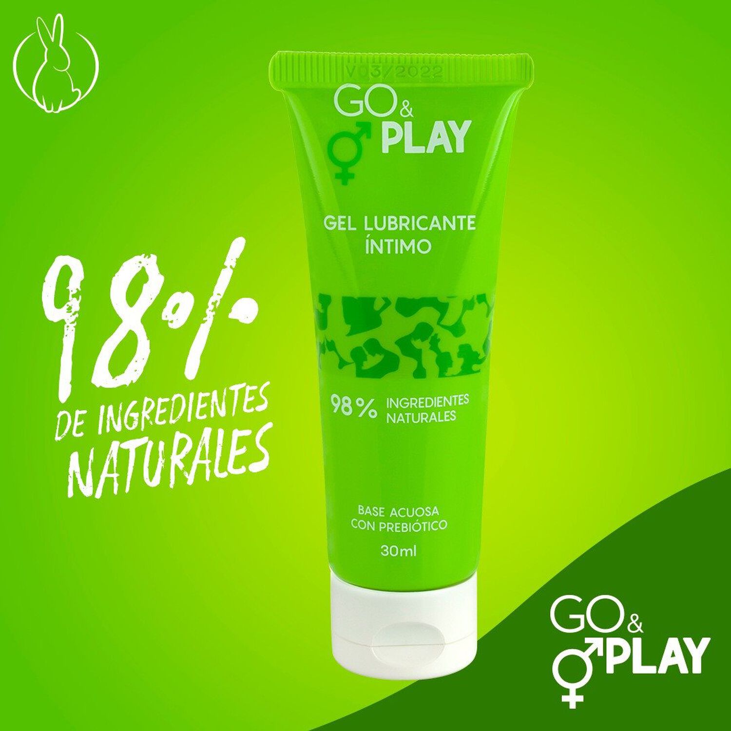 Gel Lubricante Intimo Natural Go & Play 30ml image number 1.0