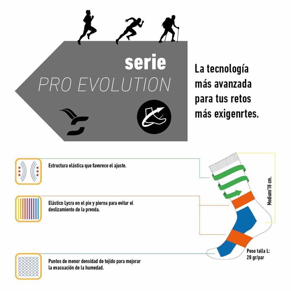 Calcetines Trail Pro Evo Flúor Funstep Xl ( 44-47) / 1 Par image number 3.0