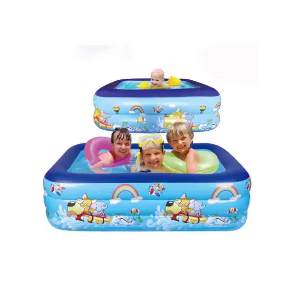 Piscina Inflable Verano 1,8m 180x130x55cm Diversion Juego image number 6.0