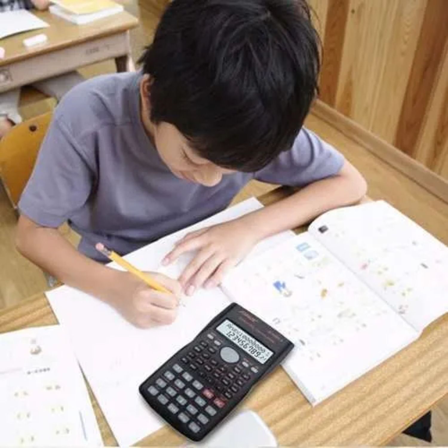 Calculadora Cient&iacute;fica Estudiantes Colegios Color Negro image number 2.0