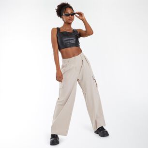 Pantal&oacute;n Tiro Medio Relax Mujer Rolly Go