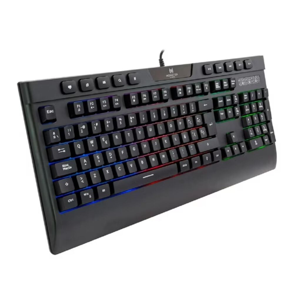 Teclado Gamer Usb Rgb Negro Inception image number 0.0