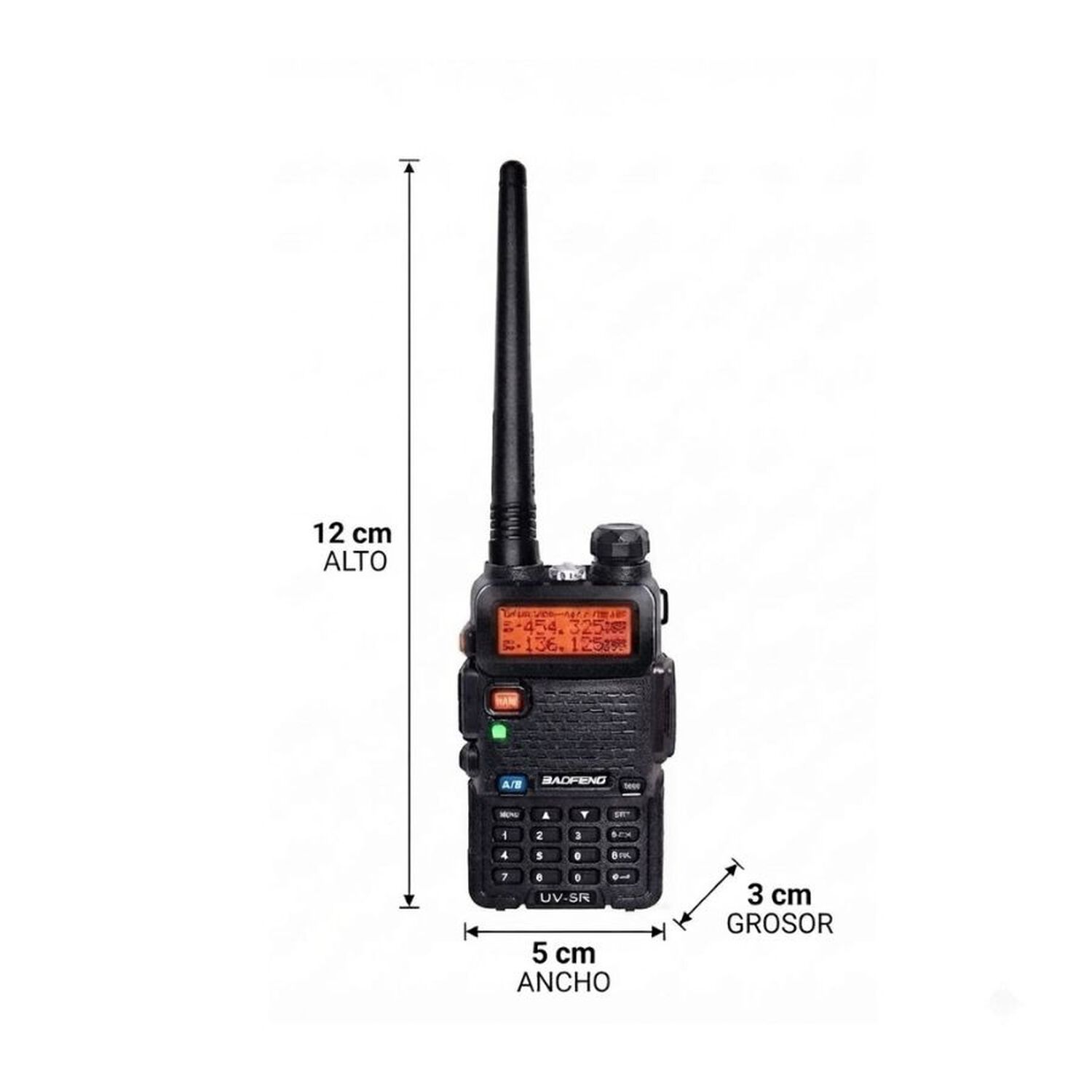 Radio Transmisor Baofeng Uv5r Walkie Talkie image number 3.0