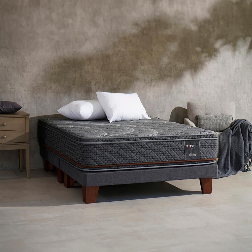 Cama Europea Celta Cobre / King / Base Dividida + Set De Maderas image number 4.0