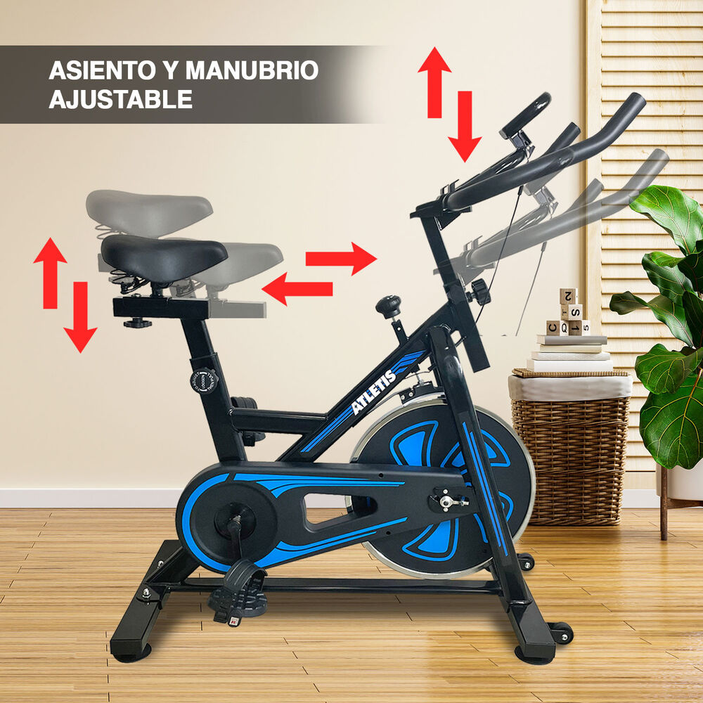 Bicicleta Spinning Racing Fitness Volante 5 Kg Negro image number 4.0