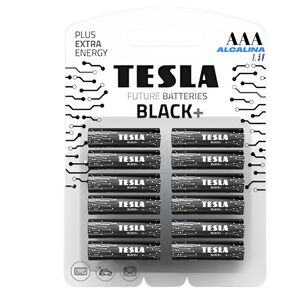 Pack 12 Pilas Tesla Black+ Aaa T-es-013 Alcalina High Power