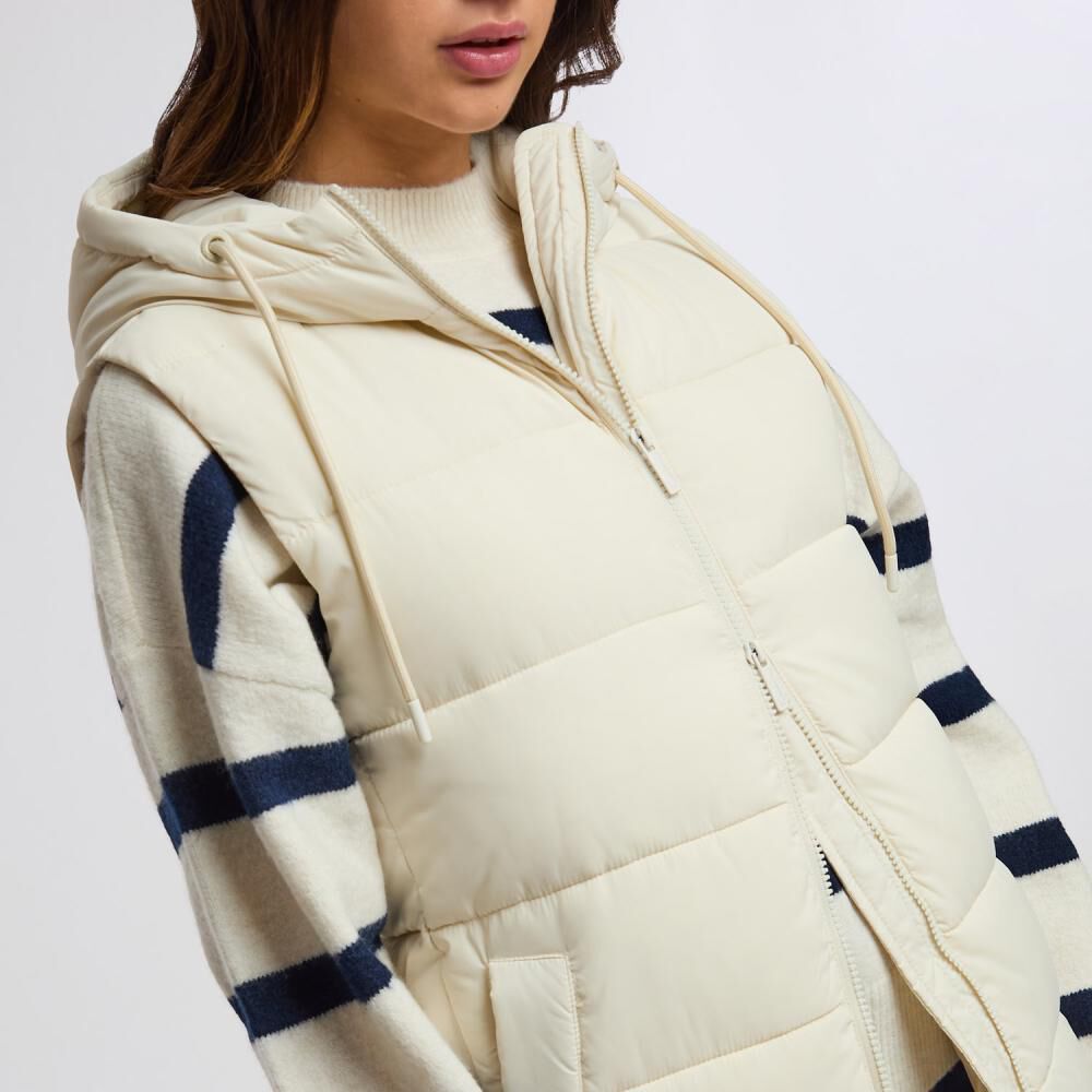 Parka Larga Sin Mangas Cuello Alto Mujer Freedom image number 4.0