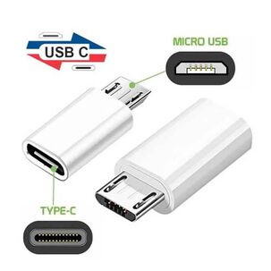 Adaptador Tipo C A Micro Usb V8 Tipo C Hembra Micro Usb Macho Celulares Compatible Android, Samsung