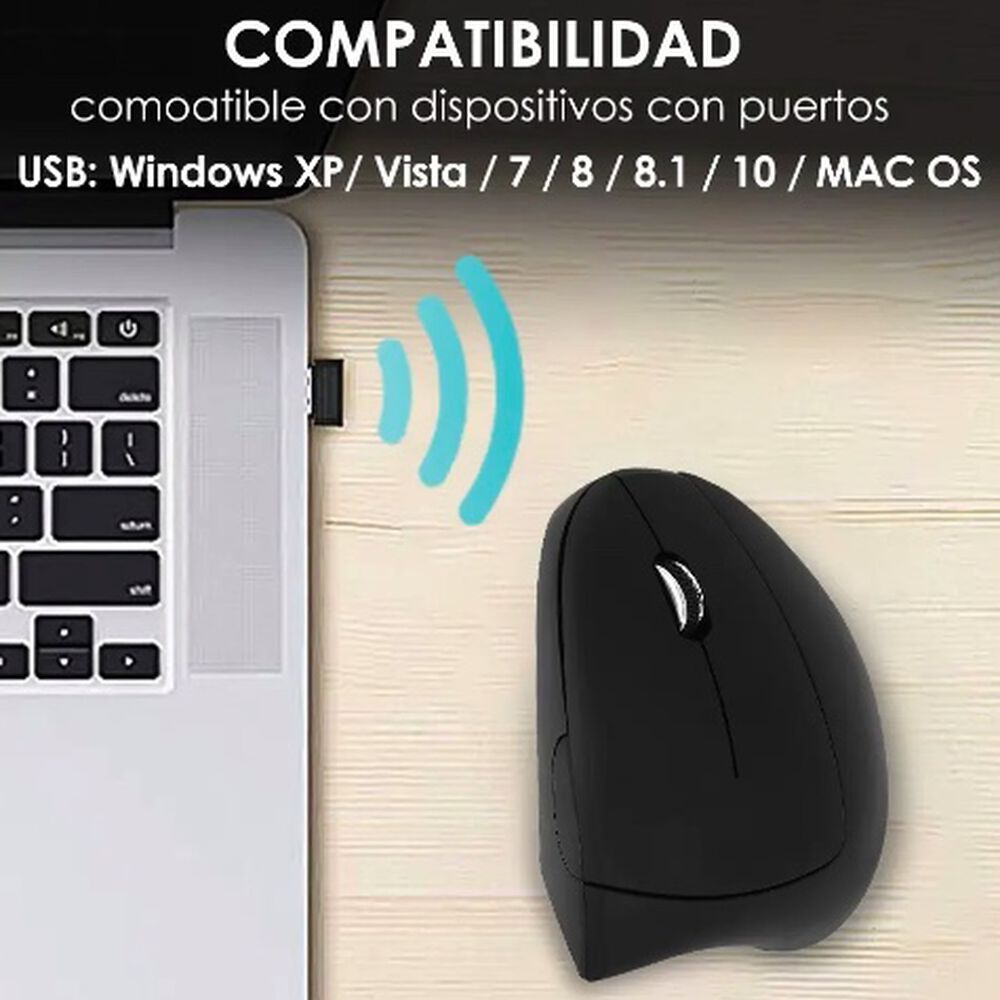 Mouse Vertical Ergon&oacute;mico Usb image number 2.0