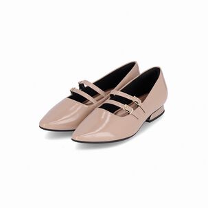Zapato Mujer Nude/hebilla Silvia 911 Piccadilly