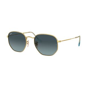 Lentes De Sol Hexagonal Dorado Ray-ban