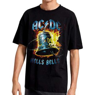 Polera Estampada Ac Dc Hell Bells Rock