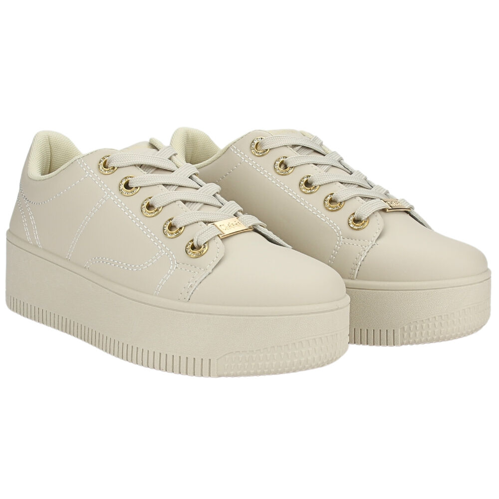 Zapatilla Chalada Mujer Metta-15 Beige Urbano image number 4.0