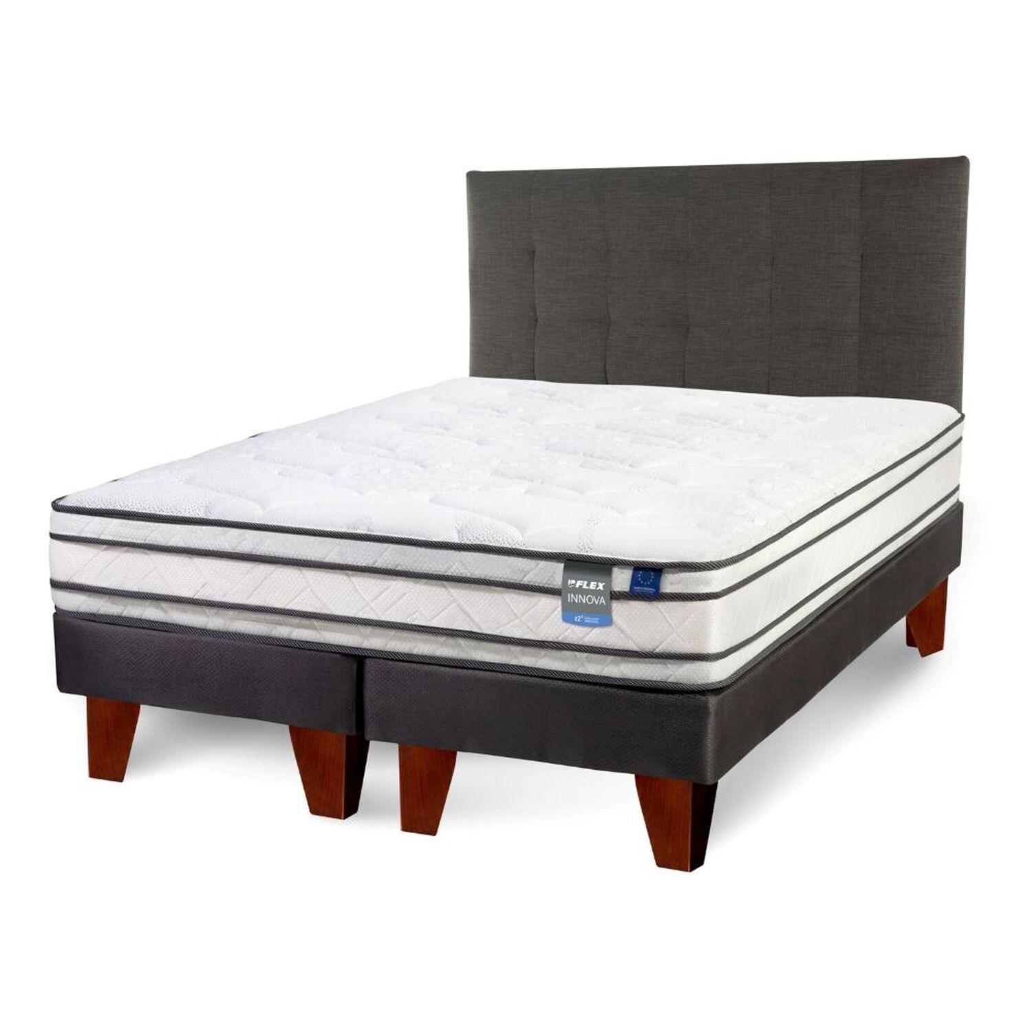 Cama Europea Flex Innova / King / Base Dividida + Respaldo image number 0.0