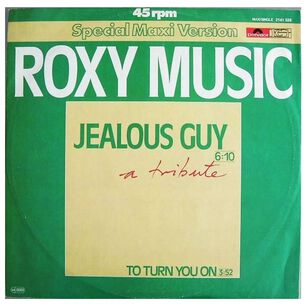 Roxy Music - Jealous Guy | 12" Maxi Single Usado