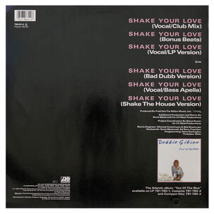 Debbie Gibson - Shake Your Love | 12" Maxi Single Usado