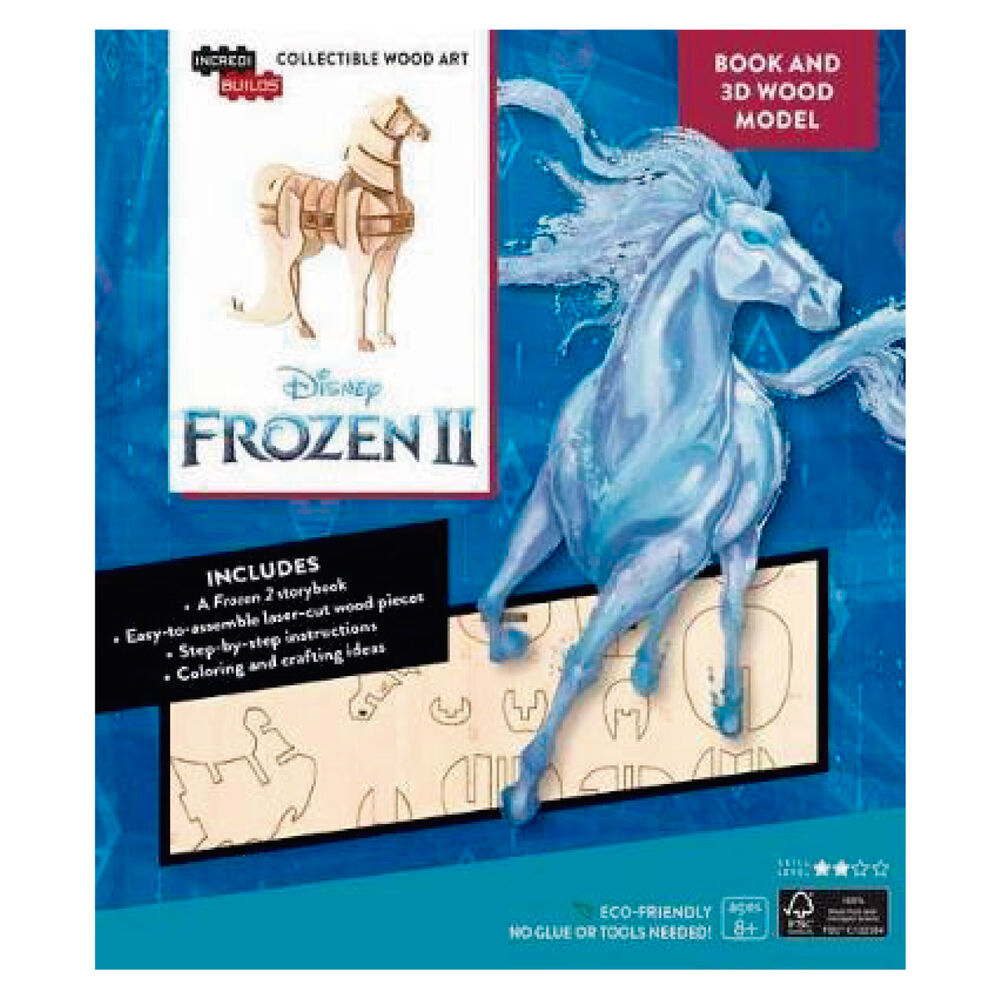 Frozen 2 Water Nokk Libro Y Modelo Para Armar Enmadera image number 0.0