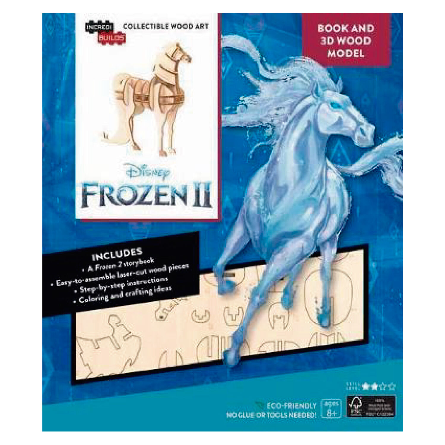 Frozen 2 Water Nokk Libro Y Modelo Para Armar Enmadera image number 0.0