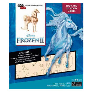 Frozen 2 Water Nokk Libro Y Modelo Para Armar Enmadera