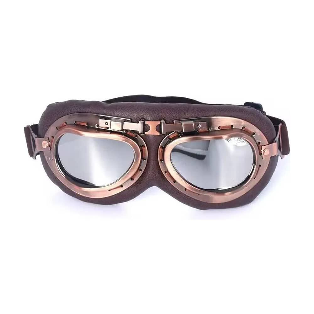Cosplay Gafas De Moto Vintage Piloto Steampunk image number 6.0