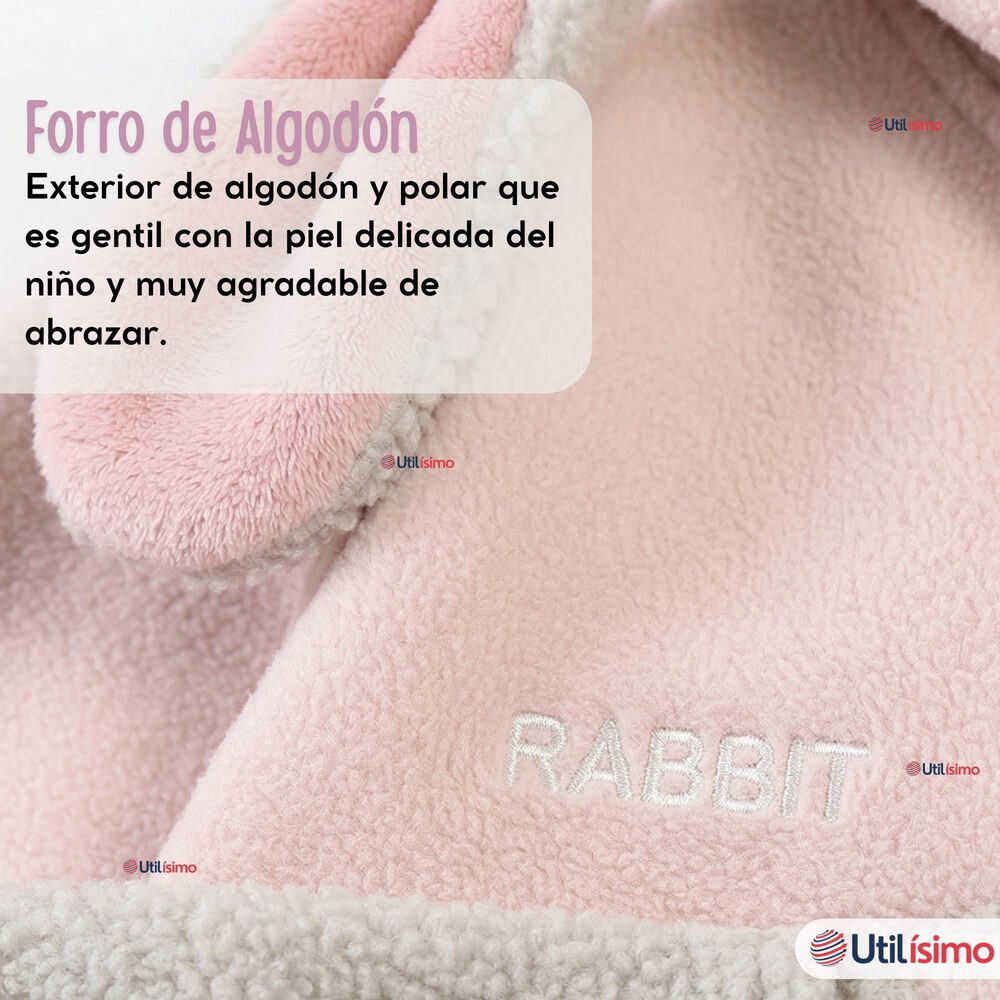 Poler&oacute;n Polar Con Capucha Invierno Beb&eacute; Ni&ntilde;a Sweet Rabbit image number 6.0