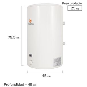 Termo El&eacute;ctrico Mademsa 80 Litros Mural Term 80 Blanco
