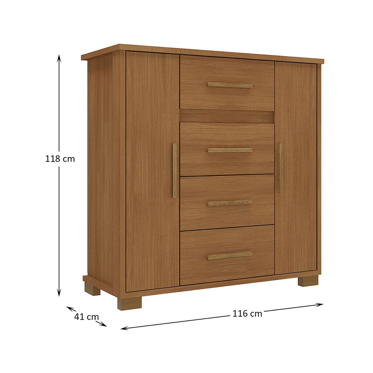 Comoda Di Poretti Design Kyra / 2 Puertas / 4 Cajones image number 2.0