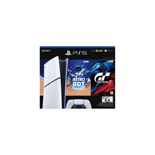 Consola PS5 Edición Digital + Juego Astro Bot + Juego Gran Turismo 7