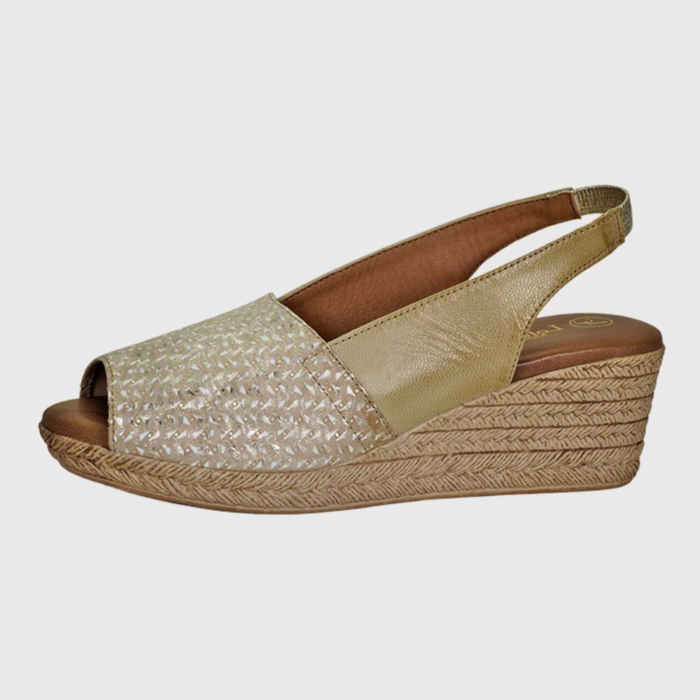 Sandalia Cuero Susanne Beige image number 0.0