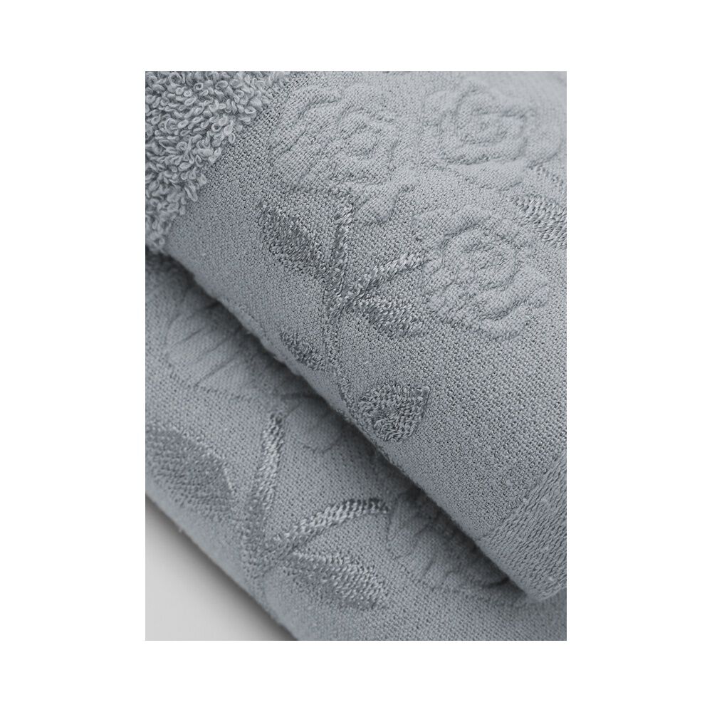Juego Toalla Andes 3 Piezas Rosas Gris image number 1.0