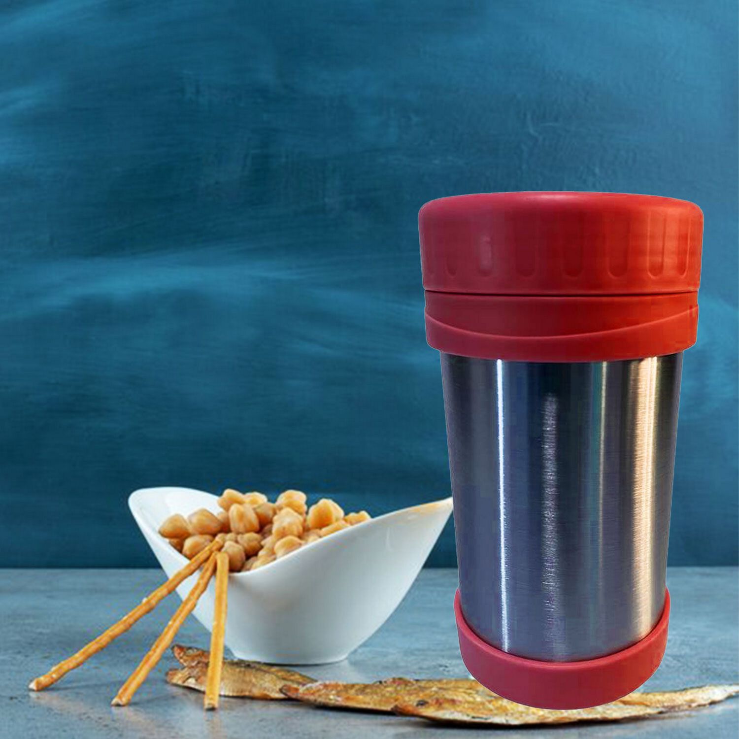 Termo Comida Acero Inoxidable 500 Ml Rojo image number 3.0